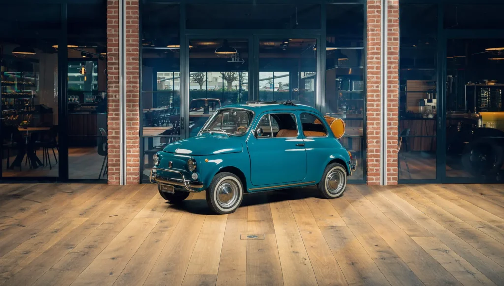 Autohalle Oldtimervermietung 133 Fiat 500