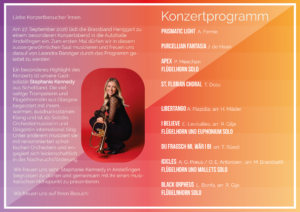 Brass Night with Stephanie Kennedy 3 Programm